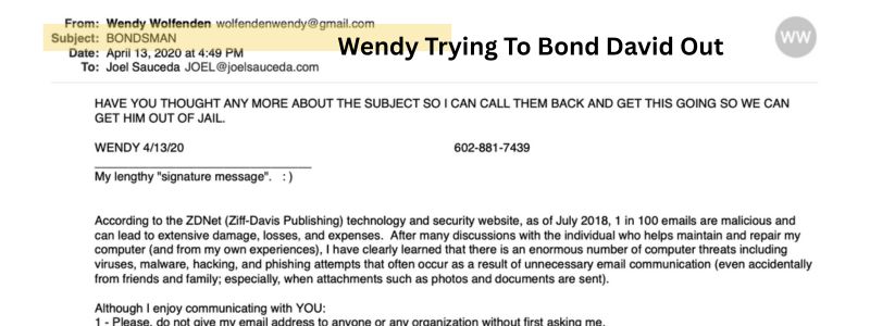 Wendy Email 1